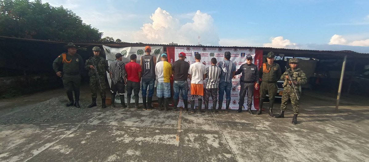 Golpe a la minería ilegal en Anserma, Caldas: ocho capturados y millonarias pérdidas para el Clan del Golfo