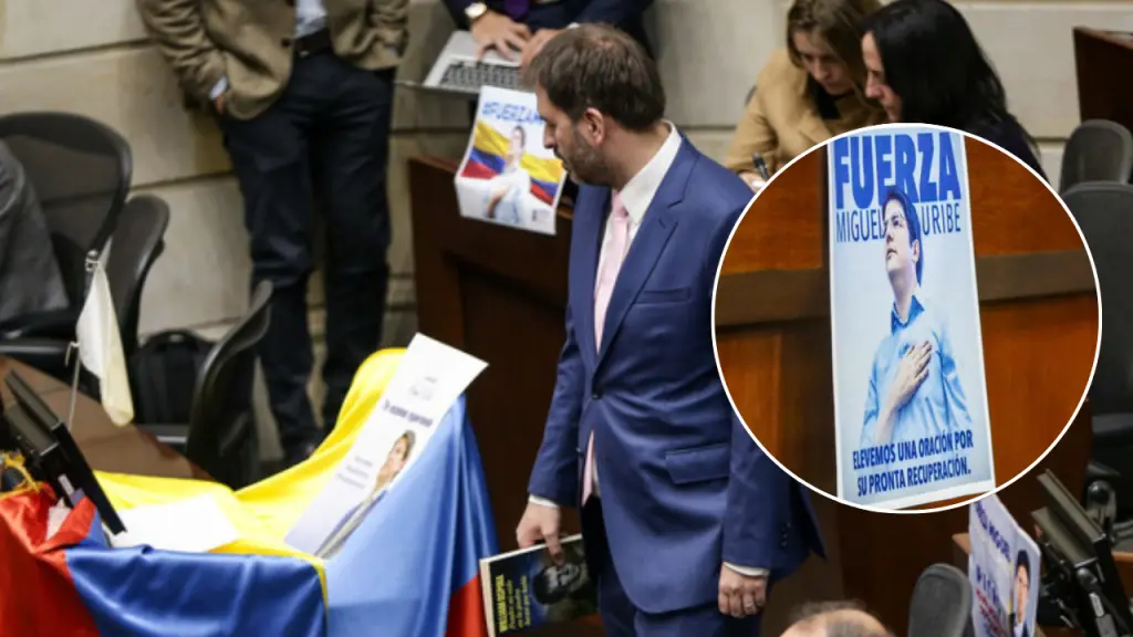 Centro Democrático se retira del Congreso en debate de reforma laboral por estado de Miguel Uribe